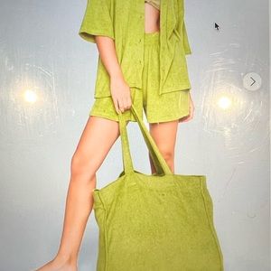 Terry cloth towel set